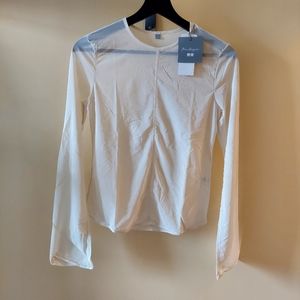 Uniqlo sheer crew neck NWT size S